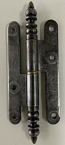 Комплект Правых петель 110*55 мм, старое серебро